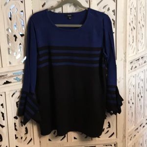 Blue and black women’s sweater